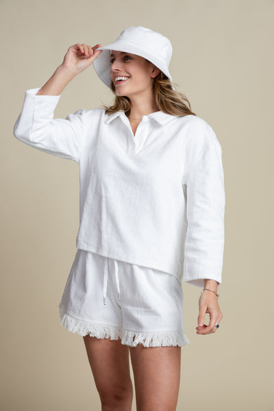 The Sunny Polo | White