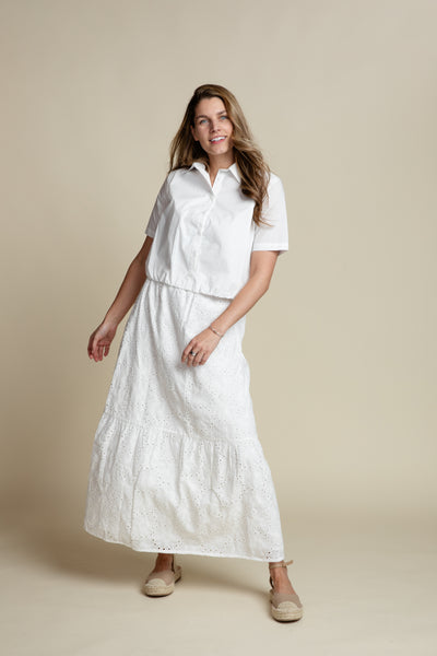 The Zoe Top | White