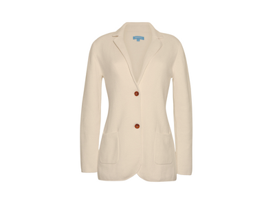 The Milly Knit Blazer | Sand