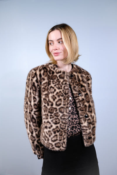 The Rosie Reversible Faux Fur Jacket | Animal Print