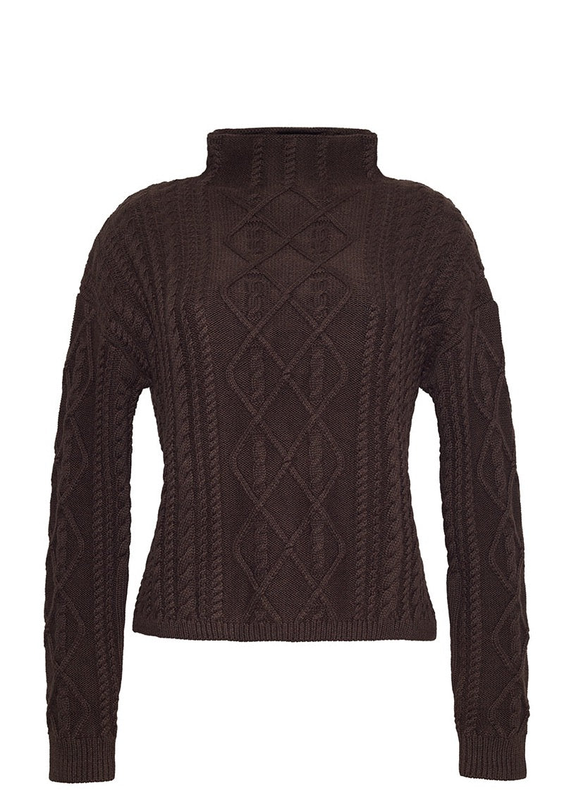 The Trudy Turtleneck | Brazilian Nut