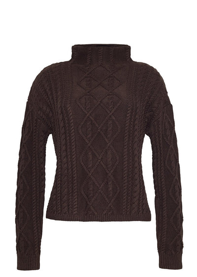 The Trudy Turtleneck | Brazilian Nut