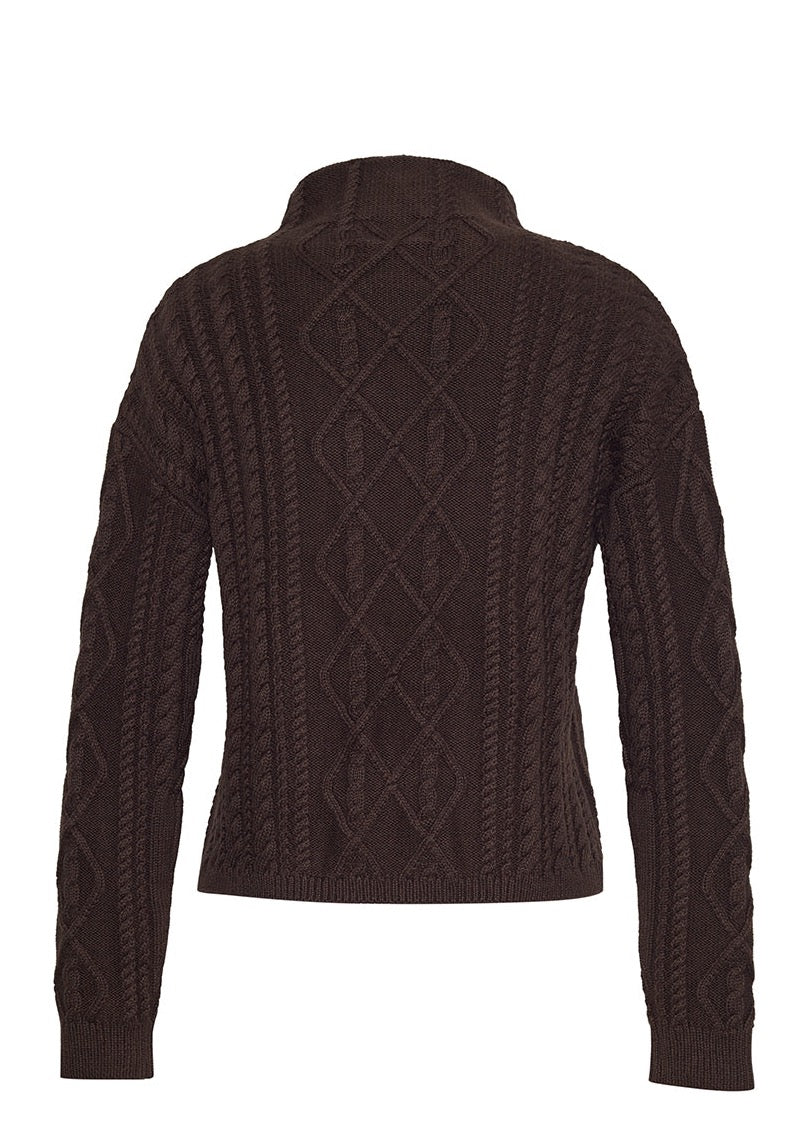 The Trudy Turtleneck | Brazilian Nut