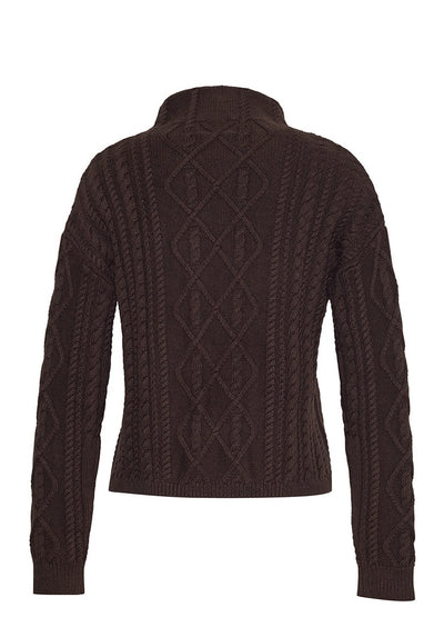 The Trudy Turtleneck | Brazilian Nut