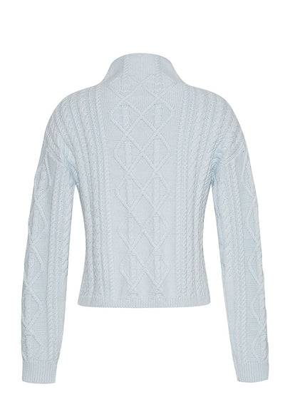 The Trudy Turtleneck | Frost Blue