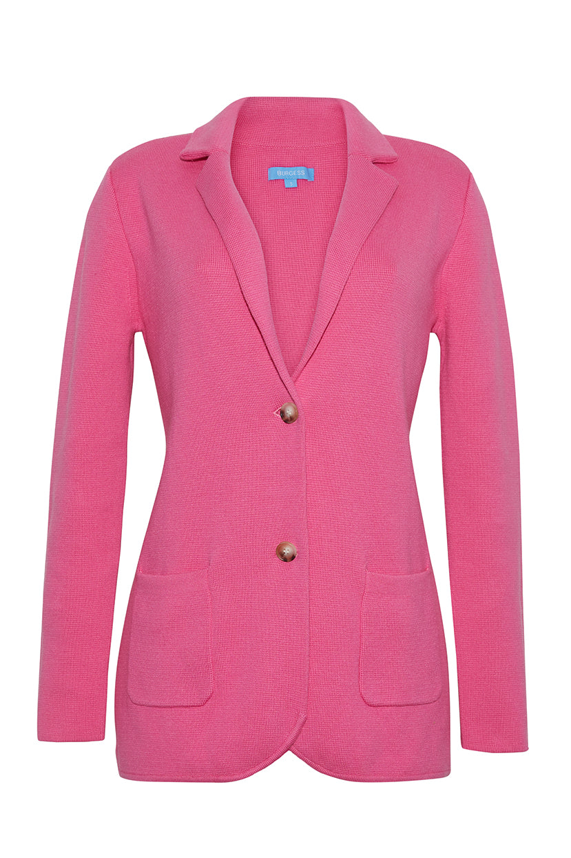 The Milly Knit Blazer | Dragonfruit
